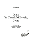 Come, Ye Thankful People