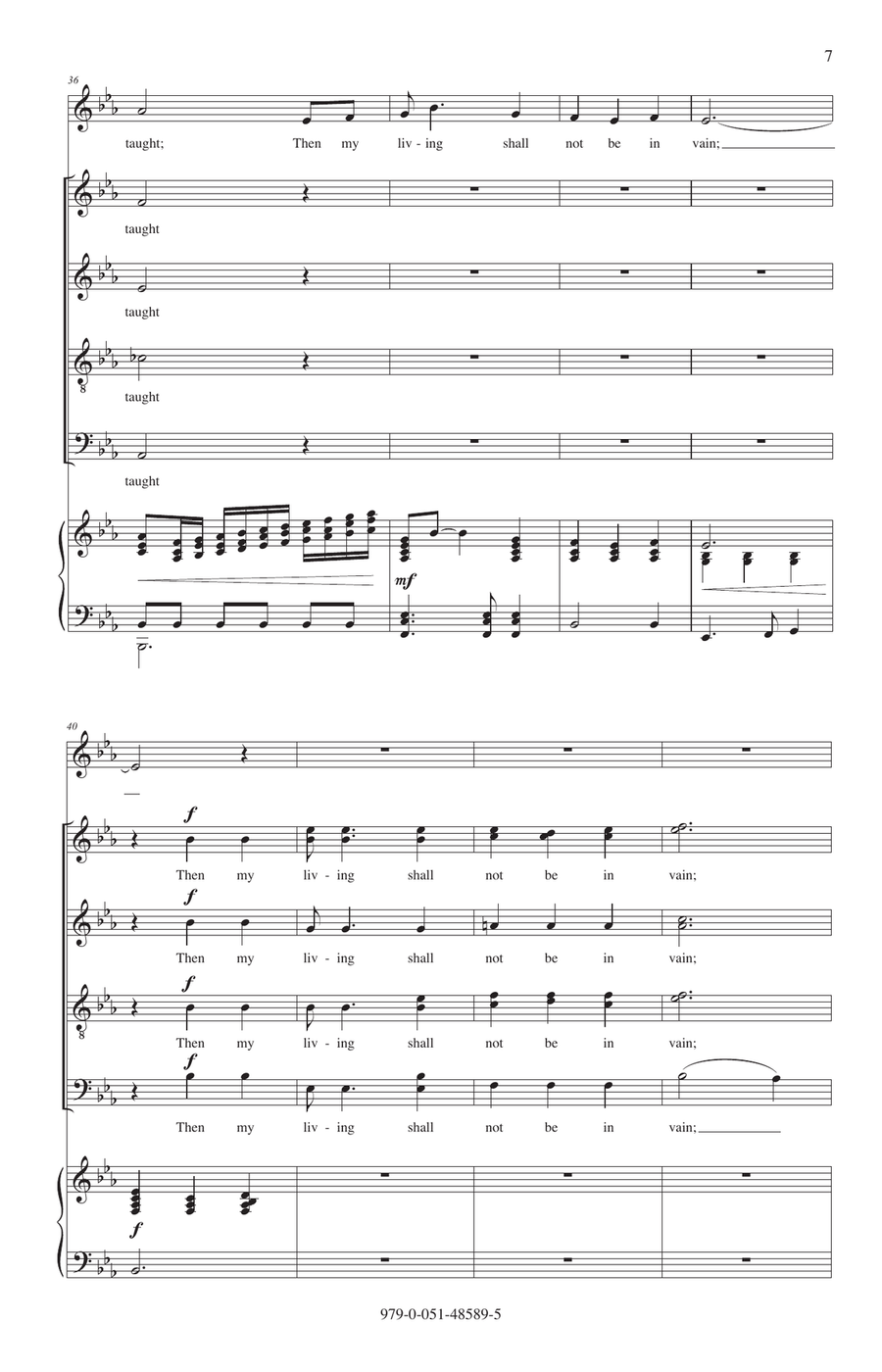 If I Can Help Somebody (arr. André Thomas) 4-Part scores gallery preview page 6