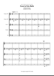 Carol of the Bells for Brass Quintet