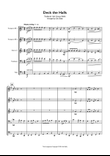 Deck the Halls (Big Band Style) for Brass Quintet