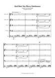 God Rest You Merry Gentlemen (Funk) for Brass Quintet
