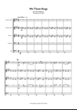 We Three Kings (Big Band Style) Brass Quintet