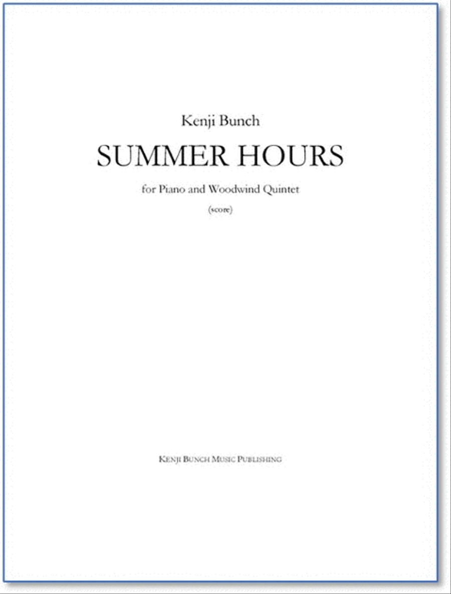 Summer Hours Bassoon scores gallery preview page 1