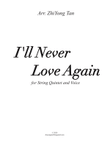 I'll Never Love Again