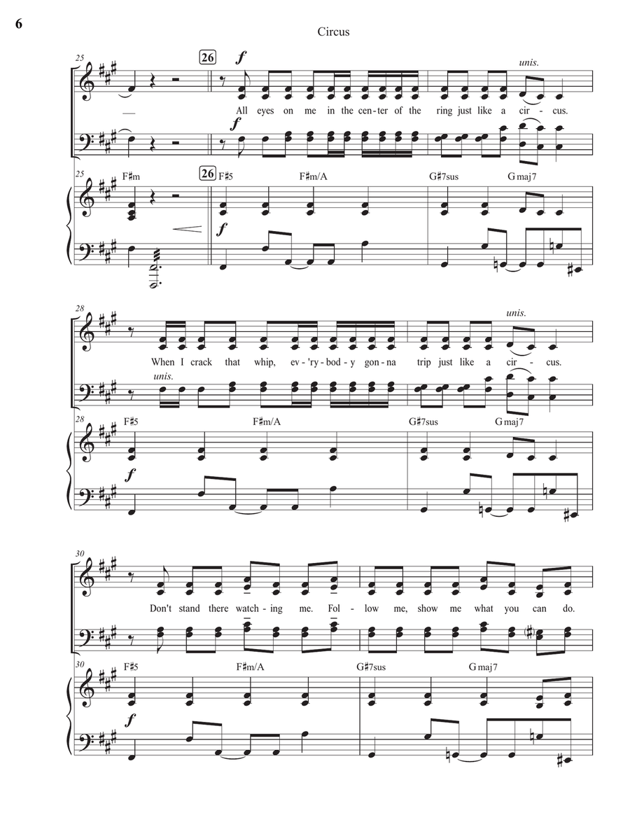 Circus Circus 4-Part scores gallery preview page 6