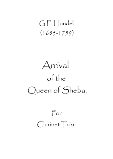 Arrival of the Queen of Sheba