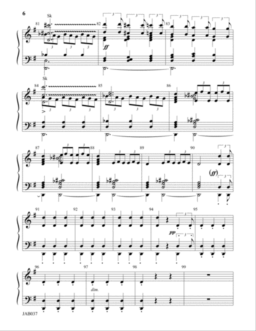 The Thieving Magpie Handbell scores gallery preview page 6