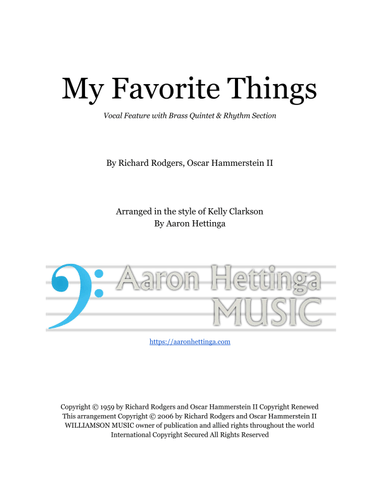 My Favorite Things