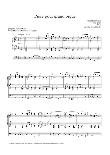 Pièce pour grand orgue