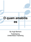 O quam amabilis es