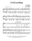 Let Everything (arr. Bradley Knight)
