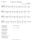 Away in a Manger for Trumpet