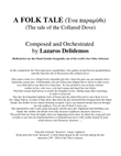 A FOLK TALE for Tuba & Orchestra