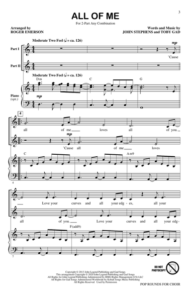 Pop Rounds for Choir