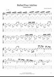 Ballad Pour Adeline- Classical Guitar