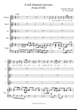 I cieli immensi narrano (Psalm XVIII.) for SSAA and keyboard instrument