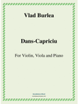 Dans-Capriciu (Violin, Viola and Piano)
