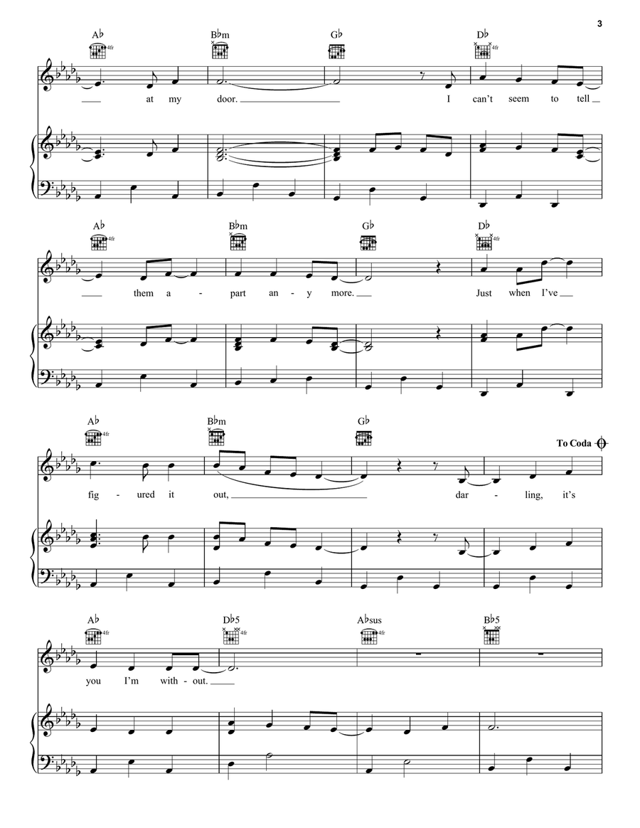 Heroes & Thieves Heroes & Thieves Piano, Vocal, Guitar scores gallery preview page 3
