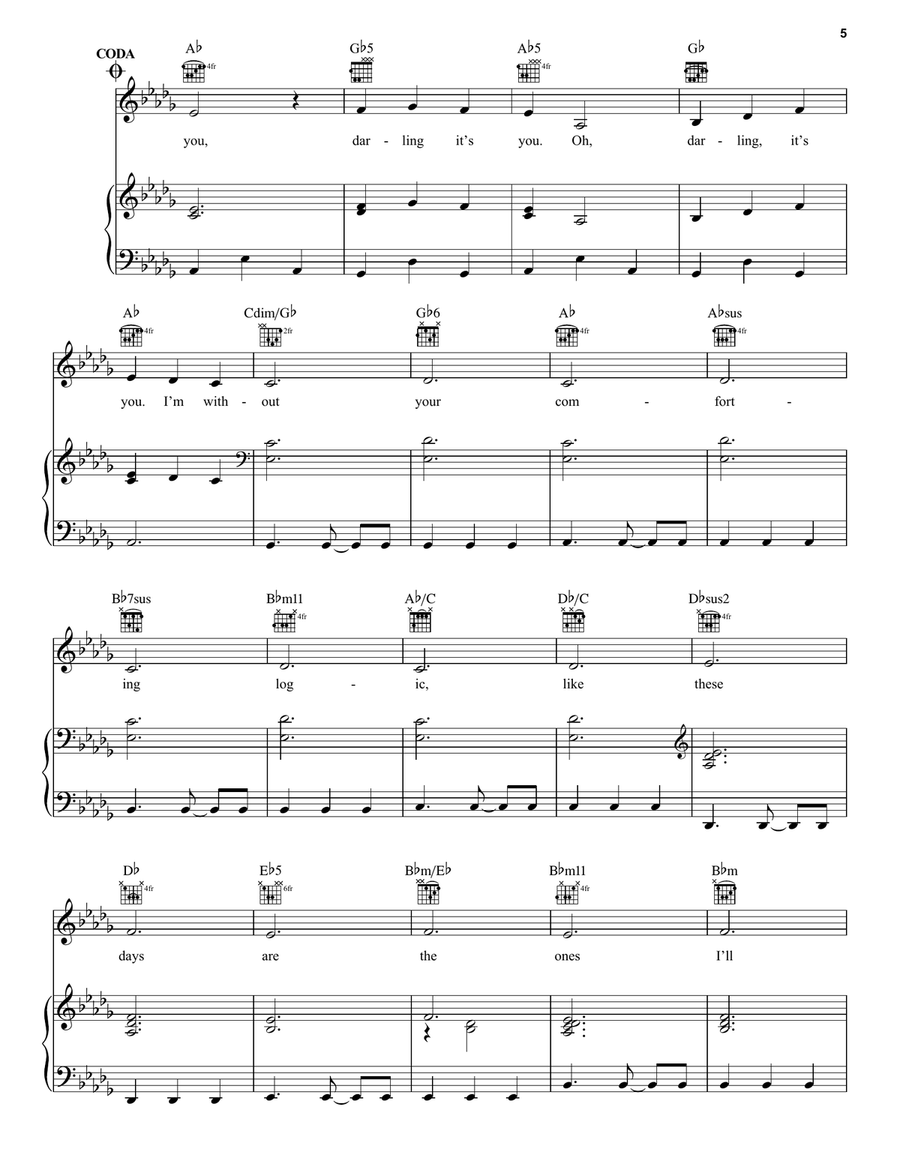 Heroes & Thieves Heroes & Thieves Piano, Vocal, Guitar scores gallery preview page 5