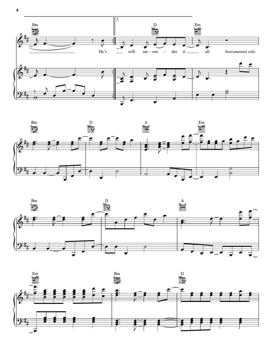 Salesman Salesman Piano, Vocal, Guitar scores gallery preview page 4