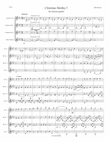 Christmas Medley 5 for clarinet quartet