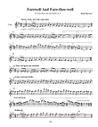 Farewell and Fare-thee-well for solo flute, tinwhistle, or violin