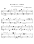 What Child is This - Piano Solo