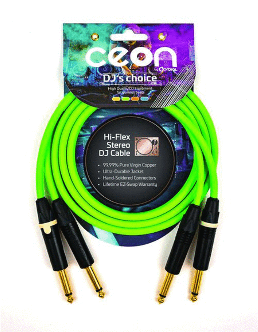 Premium DJ Dual/Mono (Black Light) Cable Musical Instruments scores gallery preview page 3