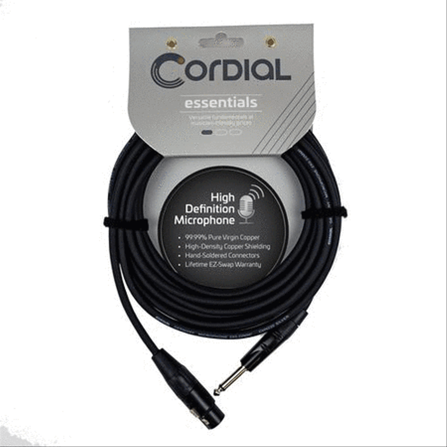 Unbalanced Mic/Line - 1/4″ Plug to XLRF 33 Feet Musical Instruments scores gallery preview page 2