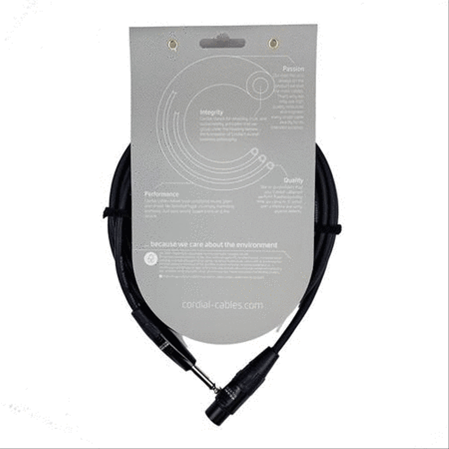 Unbalanced Mic/Line - 1/4″ Plug to XLRF 33 Feet Musical Instruments scores gallery preview page 3