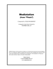 Meditation (from "Thais") by Massenet (key of Ab) mini preview