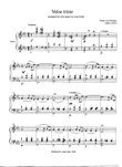 F.von Vecsey: Valse Triste (for piano solo)