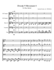 A. Dvorak's 9th Symphony Movement 4 for Brass Quintet