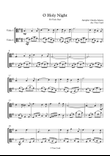 O Holy Night. Duet for Viola mini preview