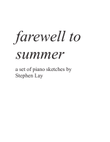 farewell to summer (collection)