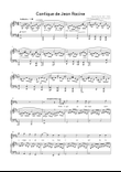 Cantique de Jean Racine (SSAB and piano)