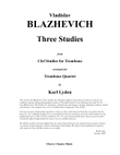Three Studies for Trombone Quartet