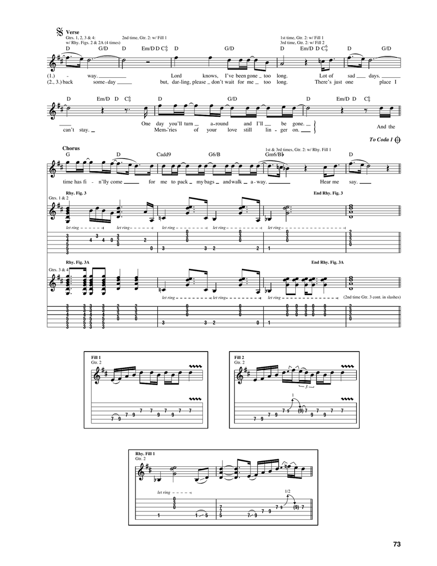 Take The Highway Take The Highway Acoustic Guitar scores gallery preview page 2
