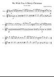 We Wish You A Merry Christmas EASY Flute Duet