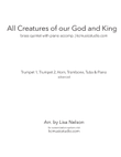All Creatures of our God and King | Brass Quintet with Piano Accompaniment