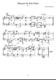 Minuet for Solo Piano, W 7