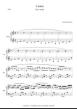 Canon in C (Easy and Short Version)