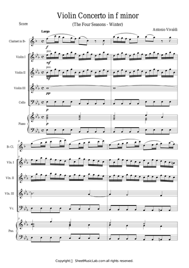 The Four Seasons - Winter 2nd Movement