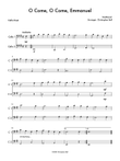 O Come, O Come, Emmanuel - Easy Cello Duet