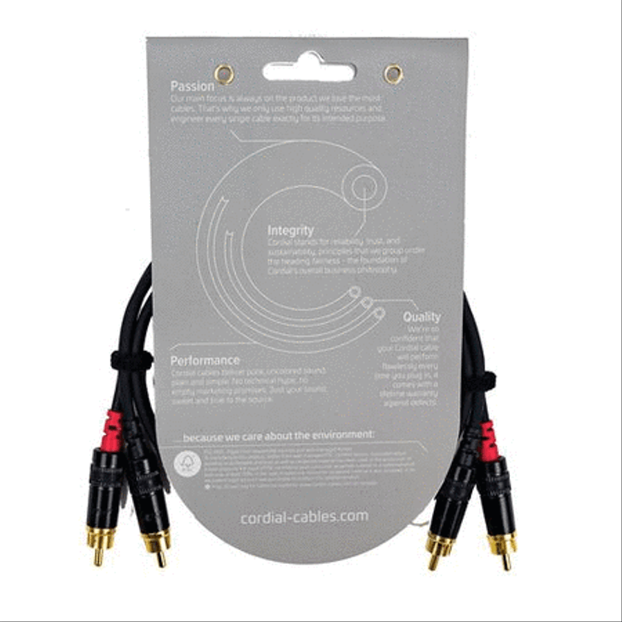 Unbalanced Twin Cable/Adapter (Black) Musical Instruments scores gallery preview page 3