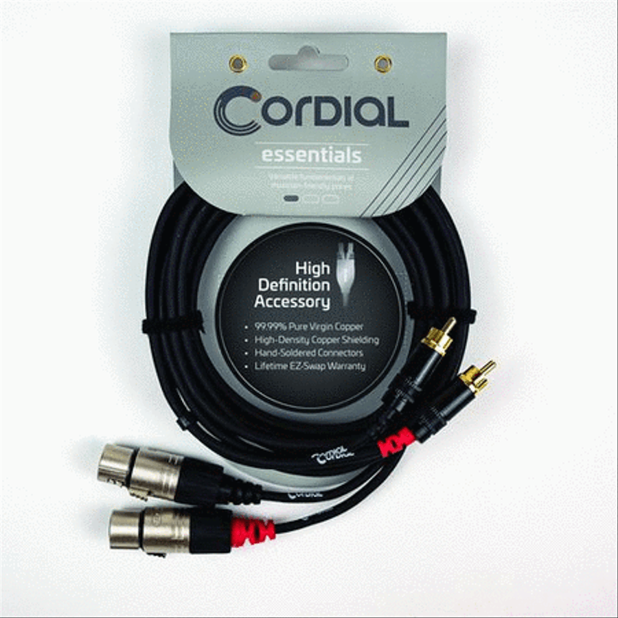 Unbalanced Twin Cable/Adapter (Black) Musical Instruments scores gallery preview page 2