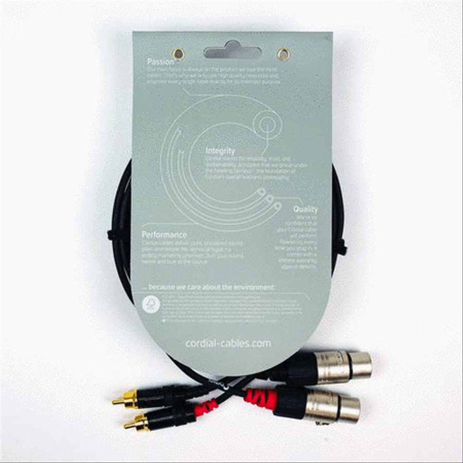 Unbalanced Twin Cable/Adapter (Black) Musical Instruments scores gallery preview page 3