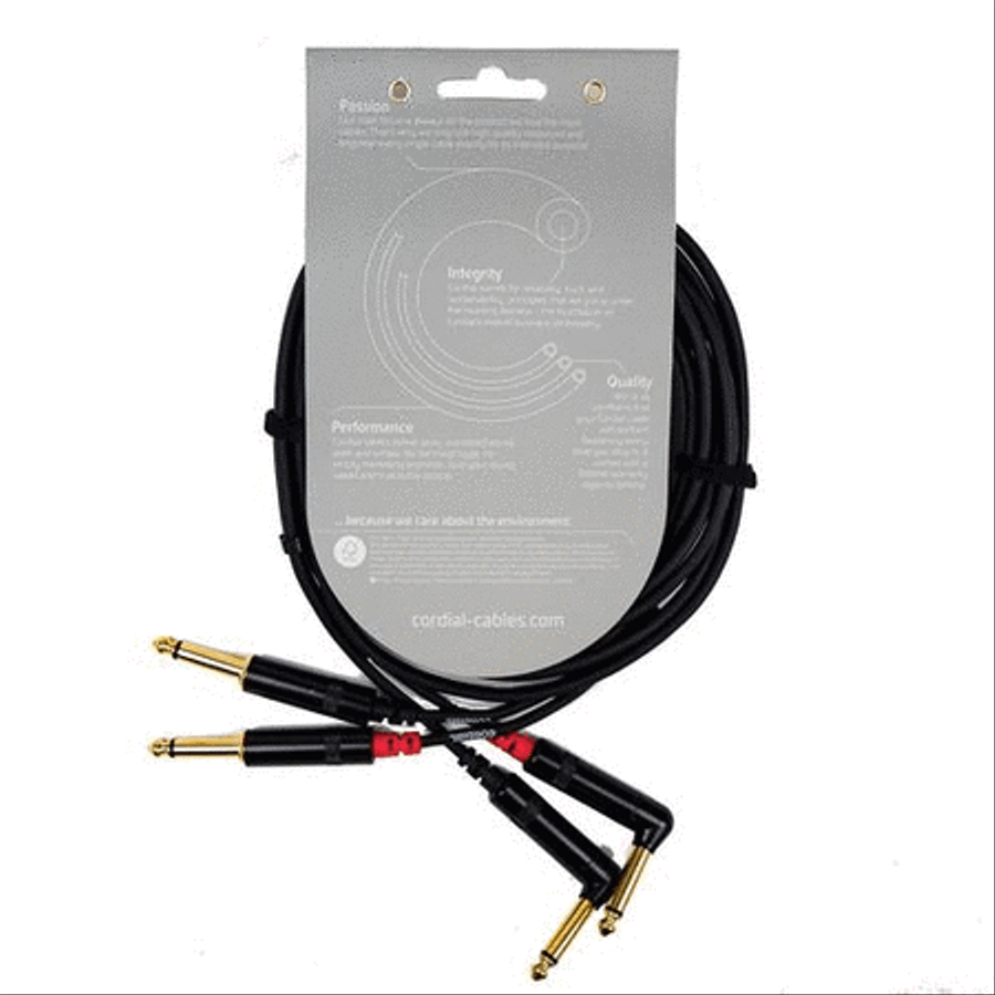 Unbalanced Twin Cable/Adapter (Black) Musical Instruments scores gallery preview page 3