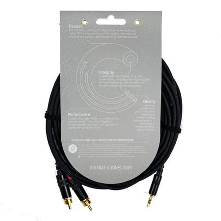 Y Adapter - Stereo 1/8“ TRS Plug to L/R mono RCA Musical Instruments scores gallery preview page 3