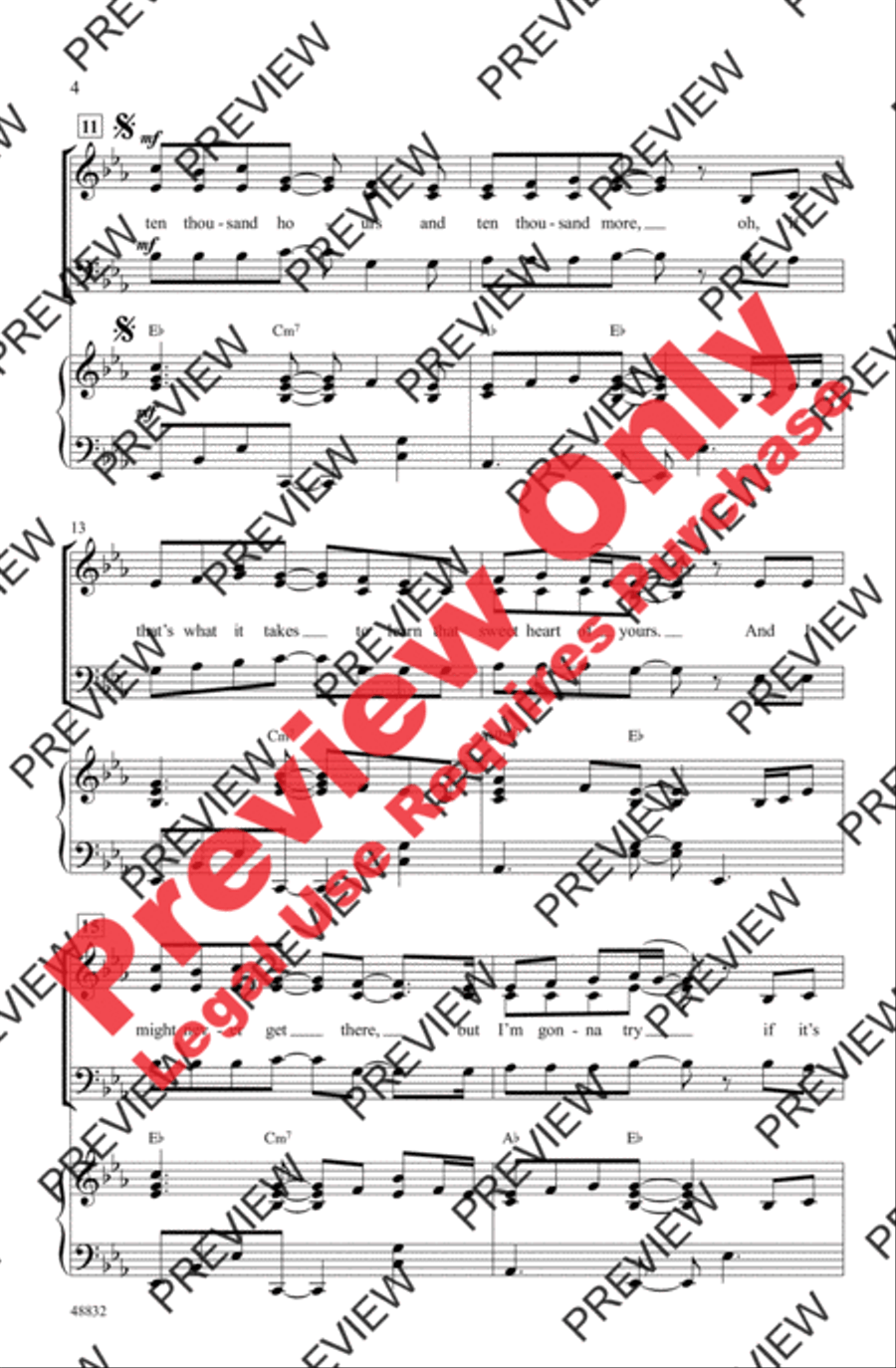 10,000 Hours 10,000 Hours 3-Part scores gallery preview page 4